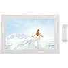 TIKATARER Cornice Digitale da 10,1 Pollici con Rotazione Automatica Risoluzione 1280x800, Cornice per Foto Digitale Smart Wifi Touch Screen, Wireless con Memoria Incorporata da 32 GB con