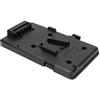 Dpofirs Pannello della Batteria della Camera, 14,1 * 9,2 * 2 Cm Placca Resistente all'usura della Batteria della Fotocamera in Metallo, Piastra della della Fotocamera per a Montaggio V