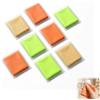XINML Panno per la pulizia degli occhiali [8 pezzi] - Panno in microfibra 14,5 x 17,5 cm, morbido per la pulizia delle lenti per occhiali, fotocamere e display (beige, ciano, azzurro, arancione), senza