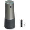Nuroum C46 4K Webcam per Videoconferenze con Altoparlante e Microfono,Grandangolare 120°, Auto Inquadratura, 5x Zoom, Pickup Vocale da 5m, USB Plug&Play per Videoconferenza Sala Riunioni/Zoom/Teams/PC
