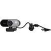 YUEYASHUX High Definition 1080p Focus Auto Focus WebCam Mic Mic Easy Installazione Streaming Streaming WebCam Desktop Notebook Video ABS Black