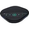 SHEHUALI Webcam, Altoparlante con conferenze wireless con vero stereo wireless, costruito in microfono, AUX & UPTO 7HRS di Playtime Black