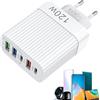Generico Caricatore A Porte Multiple, Adattatore Di Outlet USB, Adattatore Per Caricabattesrie Pesr Laptop Da 1s20 W, Hub Stazione Di Ricarica Rapida, Outlet Di Ricarica Di Tipo C Portatile Per Telefoni Ce
