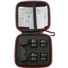 Oniissy Kit obiettivo 10 in 1 per telefono cellulare con clip da 17 mm, grandangolo macro fisheye teleobiettivo CPL filtro lenti per iPhone per Samsung per smartphone Android fotografia