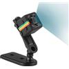 Generico Mini Telecamera SQ11 - Visione Notturna A Infrarossi, Registrazione HD Portatile, Dispositivo Di Monitoraggio | Mini Videocamera Con Supporto Regolabile Per Esterni, Viaggi, Casa