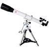 Generic Telescopio rifrattore con cercatore, telescopio portatile per principianti di astronomia, specchio Zenith completo a 90 gradi, lunghezza focale 9000 mm, specchio cercatore 6X24 good