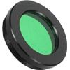 SHINEOFI Lega di Alluminio Filtro 1,25 Pollici e Vetro per Telescopio | Verde, per Osservazione Planetaria e Lunare, Accessorio Professionale, per Città e Uso Esterno