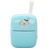 Haofy Mini Stampante, Domanda Sbagliata, Fotografia, Stampante Multifunzione Wireless a Connessione Rapida per l'ufficio Scolastico Domestico (BLUE)