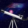 Generic Telescopi per bambini per astronomia per adulti, lunghezza focale 600 mm, apertura 50 mm, telescopio rifrattore, telescopio portatile con treppiede e mirino good