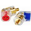 Easy Dock Lab Adattatore IPX T2 a IEM 2 pin 0,78 mm per UE, Westone, Etymotic, 64 Audio, adattatore Bluetooth IEM, T2 maschio a MMCX / 0,78 mm 2 pin femmina (T2 a 2 pin piatto)