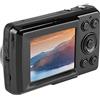 Fydun Mini Videocamera per Fotocamera Esterna Videocamera Digitale Mini Videocamera per Videocamera Digitale HD da 2 MP 1280 * 720P 30FPS 30FPS Zoom 16X HD (Nero)