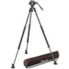 Manfrotto, Kit Treppiede FAST con Testa Video Fluida 504X e Treppiede a Tubo Singolo 635 Fast, Fibra di Carbonio, per Reflex,Mirrorless, per Fotografi, Videomaker, con Sacca per Trasporto,Portata 12kg