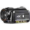 NGBFF Macchinetta Digitale, Videocamera videocamera 4K, AC3 IR IR Night Vision WiFi Digital Vlogging Camera Professionale professionale, Vlogging Tuber Vlogging Full HD(Standard)