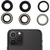 MEEFIX - Cover posteriore per fotocamera posteriore in vetro, colla adesiva preinstallata per iPhone 11, 11 Pro e 11 Pro Max