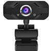 Omenluck - 1 telecamera HD Full Webcam 1080P con microfono integrato, messa a fuoco automatica USB per computer e videocamere