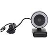 Denash Fotocamera per Computer, Fotocamera HD da 4 MP con Regolazione della luminosità e Telecomando per Videoconferenze
