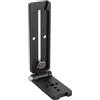 Jectse Piastra a Sgancio Rapido Professionale a Forma di L, Staffa per Fotocamera in Lega di Alluminio per Fotocamere DSLR, Porta per Slitta Fredda Pieghevole, 1 Piastra