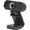 Fockety Webcam HD 1080P con Microfono, Riduzione Automatica del Rumore, Schermo LED, Multiuso, per PC Mac Laptop Desktop, Zoom Skype FaceTime Hangouts Tablet