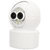 Topiky Doppia Fotocamera Intelligente, Visione Notturna HD, Rilevamento del Movimento, Connessione WiFi, Ripresa Panoramica, Rotazione di 360 Gradi, per la Sicurezza Domestica con L'app