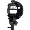 Sxhlseller Supporto per Staffa Tipo S per Montaggio Bowens, Supporto per Staffa Tipo S per Flash Snoot Softbox Beauty Dish Riflettore Ombrello Studio Fotografico
