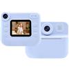 Generic Fotocamera Digitale per Bambini con Stampante Fotocamera con Stampa Istantanea per Bambini Dai 3 Anni in su Schermo da 2,0 Pollici da Viaggio per Giocattolo per Ragazzi e Ragazze (BLUE)