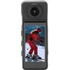 Asixxsix Mini Action Camera, Videocamera 4K POV con Schermo da 1,97 Pollici Obiettivo Ruotabile a 270 Gradi, Fotocamere di Piccole Dimensioni Resistenti All'acqua IP65 per Corsa,