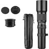 BAFOVY Super Teleobiettivo, Apertura Manuale 500 Mm Zoom F8.0-F32 con Supporto per Treppiede e Anello Adattatore NEX-5-MOUNT TO NEX per A9 A7R A7S A5000 A6000 A6500 NEX-7 NEX-5 CAMERAS-6