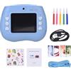 Taruor Fotocamera Digitale per Bambini Fotocamera da Viaggio per Bambini Piccoli con Stampante e Penna a Colori Stampa Istantanea, Dai 3 Anni in su (Blu)