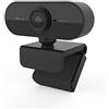 SEVEQIS Webcam for webcam Full HD 1080P con microfono USB PC Computer Laptop Desktop Web Cam for trasmissione video in diretta