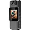 KVBRUI 4K 1080P HD Wifi Mini telecamera portatile Clip posteriore Forze dell'ordine IR Visione notturna Smart Camera portatile Registratore for auto(Without TF Card,1080P NO WIFI)