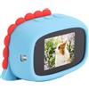 Plyisty Camera per Bambini, Videocamera Video Digitale da 9,8 Piedi IP67 da 12 MP 1080p, Videocamera 4x Zoom Fotocamera Digitale (BLUE)