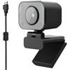 YUEHISY Webcam 4K, Correzione Automatica della Luce, Fotocamera per Computer con Messa a Fuoco Automatica PDAF con Microfono, Fotocamera USB per Videoconferenze in Streaming Live