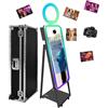 PAAFNN Magic Mirror Photo Booth per fotocamera con touch da 21,5 pollici all-in-one, stazione fotografica Photo Booth Selfie con luce RGB e custodia da volo per feste, matrimoni, mostre