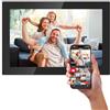 AgfaPhoto AGFA - Cornice portafoto connessa Realiview APF1000 Wi-FI 10 LCD schermo in vetro - visualizzazione foto/video, orologio, meteo, rotazione auto, memoria 32 GB, app FRAMEO iOS/Android inclusa, colore