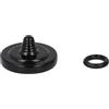 vhbw tasto di scatto compatibile con Fujifilm X30, X10, X20, X-E1, X100T, STX-2, X100S, X100 fotocamera - Pulsante ergonomico, metallo, nero