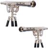 Nautical Replica Hub Marine Floor Standing Chrome Telescopio Nero Treppiede In Legno Stand Vintage Style Telescopio Regalo Articolo
