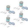 Uonlytech Panni Pulizia Schermi Macaron 20 Pezzi Portachiavi, Detergente per Lenti Occhiali e Fotocamere, Microfibra Tascabile per Smartphone, Tablet, Computer Pulizia Multidispositivo