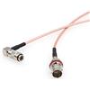 SZRMCC DIN1.0/2.3 Maschio a BNC Femmina RG179 75ohm HD SDI Cavo coassiale per Videocamera 4K Monitor Registratori (Angolo Destro DIN 1.0/2.3, 2m)