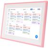 Luqeeg Calendario Digitale 10.1 Pollici, Agenda Familiare con Touchscreen Intelligente, Cornice Digitale HD Grafico Interattivo per le Faccende Domestiche per Orari Familiari