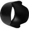 vhbw Paraluce compatibile con Canon EF-S 55-250mm f/4-5.6 IS 58 mm obiettivo nero, plastica, tulipano, 8,6 cm