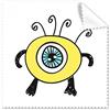 DIYthinker universo e Alien Yellow Cyclops occhiali panno di pulizia Gift Phone Screen Cleaner 5PCS