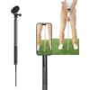 Generic Treppiede magnetico per telefono da golf, supporto mobile da 7,1 pollici, regolabile e leggero, rotazione a 360 gradi, bastone di registrazione per viaggi, vlogging, donne, atlete, video di cucina e