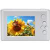 FILFEEL Fotocamera Digitale retrò da 48 MP, Chip CMOS, Zoom 8x, Schermo IPS da 2,4 Pollici, Anti-vibrazione, Messa a Fuoco Automatica, Fotocamera Compatta per Selfie con Specchio (SILVER)