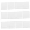 jojofuny Panno Pulizia Lenti 6x6 Pollici in Fibra Superfine 100 Pezzi | Bianco, Resistente All'usura, per Acqua e Polvere, Accessorio per Strumenti Ottici