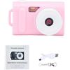 Vroomoto Videoregistratore per Fotocamera 1080P Portachiavi per Videocamera Digitale Piccolo Display LCD da 0,96 Pollici Mini Design Vintage Portatile attività All'aperto (Rosa)