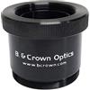B&Crown Adattatore T BCrown per Maksutov-Cassegrain + anello T2