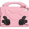 Mingzhe Custodia Protettiva per il Pollice Impugnatura Girevole Antiurto Premium Funzione Supporto Resistente Copertura in Schiuma EVA Nera (Rosea)