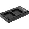Denash Carica Batteria a Doppio Slot A-1 per la Batteria per Pro/Pro 2 VMA4400 2440MAH, Kit per Batterie Al Litio 2pc Migliore, USB