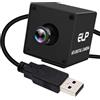 IFWATER Webcam USB da 12 MP 1080P a 120 fps ad alta velocità di sicurezza industriale 4K USB Webcam con campo visivo stretto da 16 mm Obiettivo M12 a bassa luminosità PC Golf Swing Cam Plug and Play