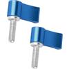 FEICHAO Viti regolabili con impugnatura ad ala singola CNC, M4 x 20, chiusura stretta, per attrezzature fotografiche, accessori per fotocamere (blu-2)